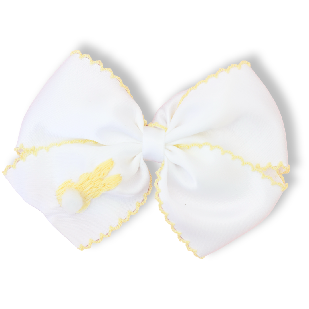 Yellow Easter Bunny Bow