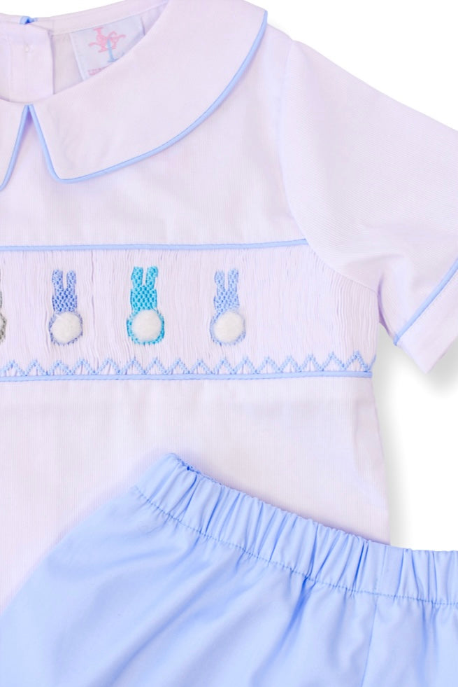 Caleb Colorful Boy Bunny Short Set