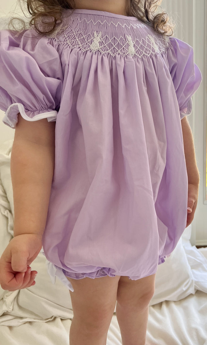 Anna Smocked Bunny Bubble