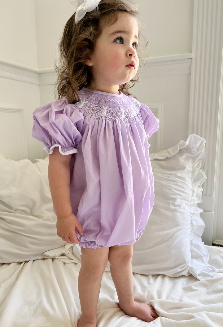 Anna Smocked Bunny Bubble