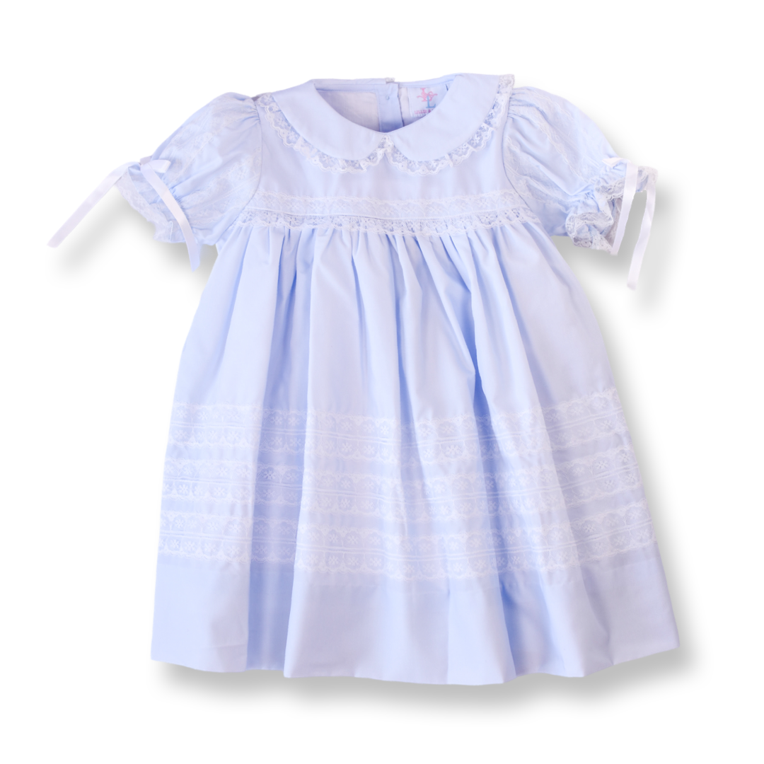 Elodie Heirloom Dress in Blue  Lillie & Lilah