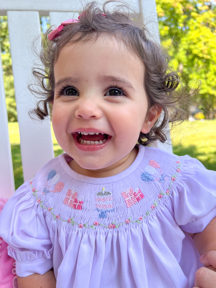 Birthday Fun Smocked Dress