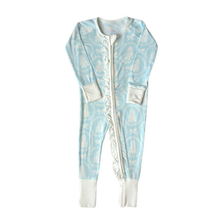 Anastasia Ruffle Bamboo Footie