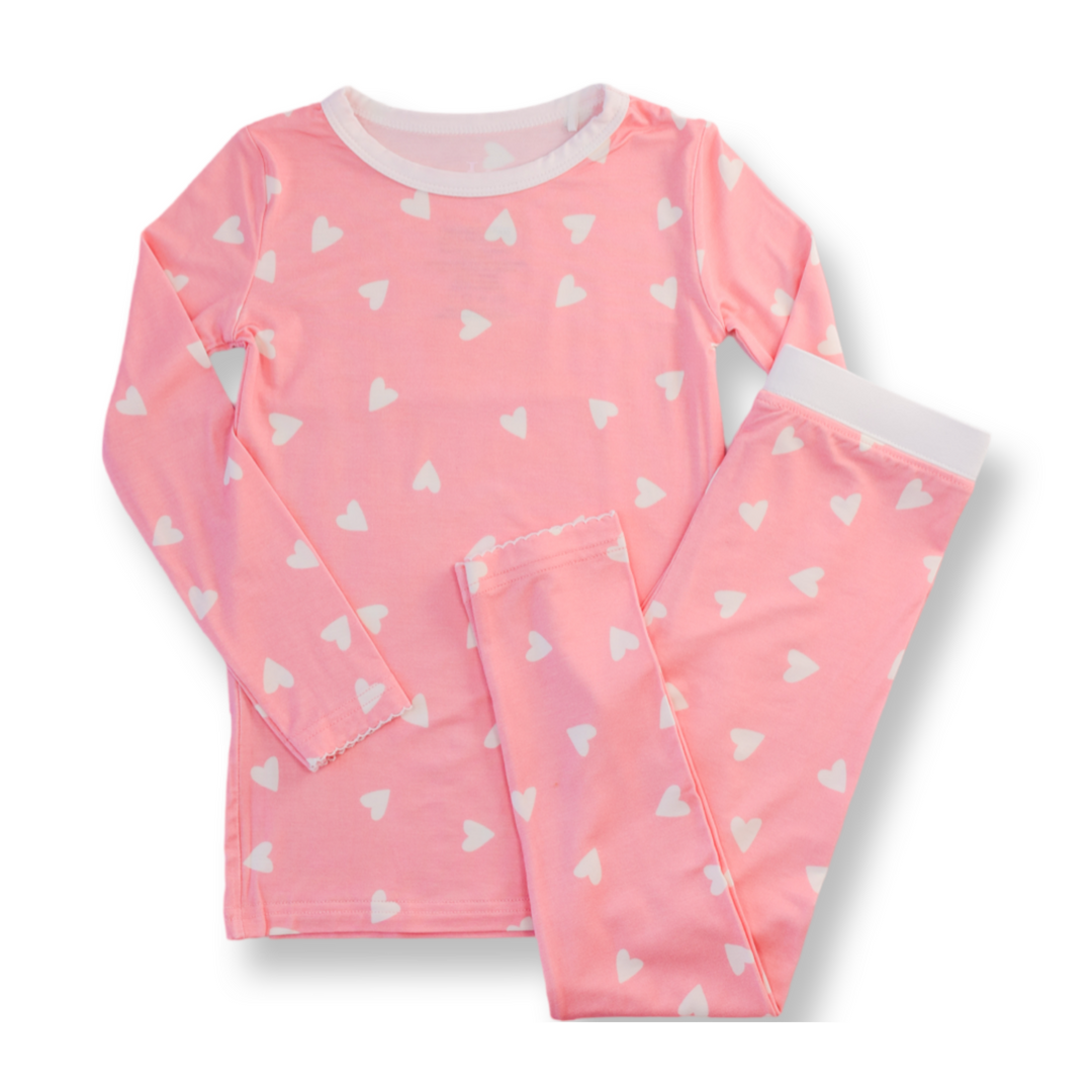 Endless Hearts Bamboo Two Piece Set