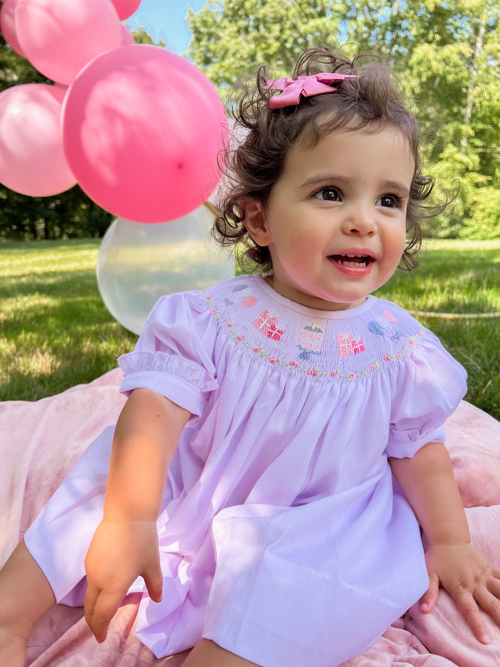Birthday Fun Smocked Dress