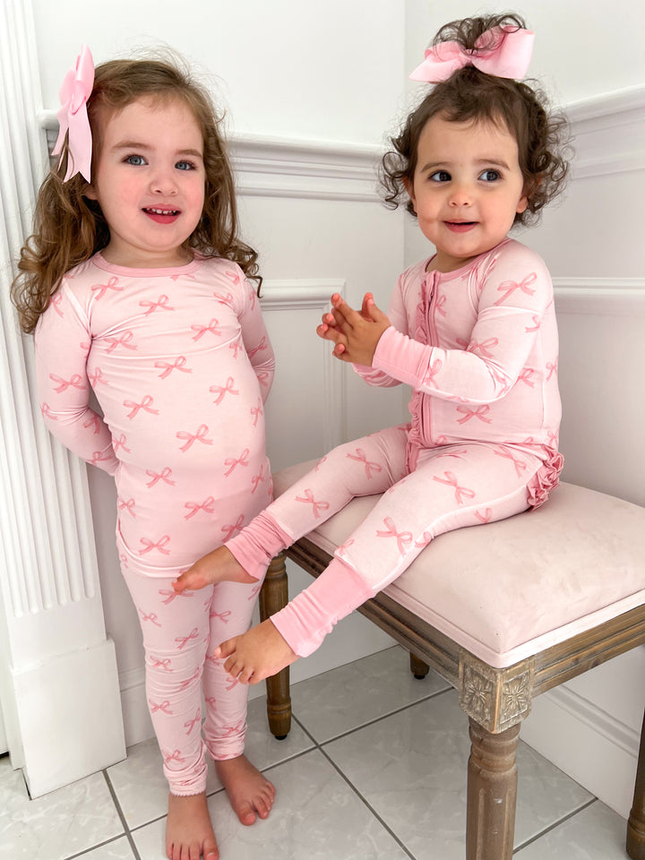 Bella Bow Bamboo Two Piece Set