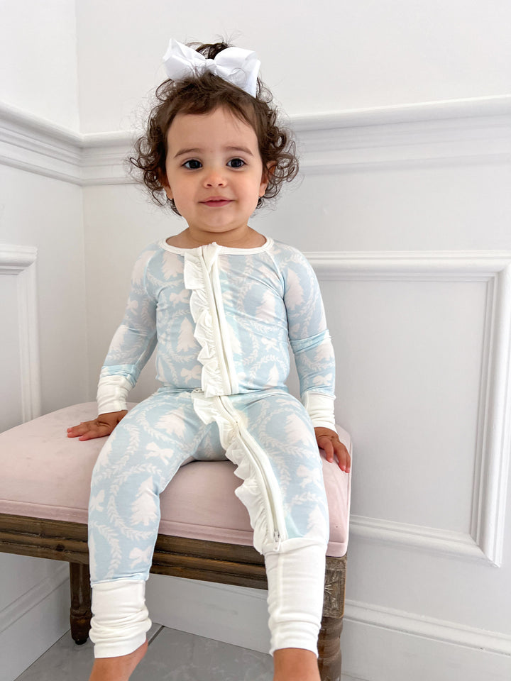 Anastasia Ruffle Bamboo Footie