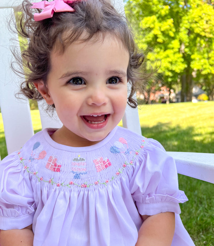 Birthday Fun Smocked Dress