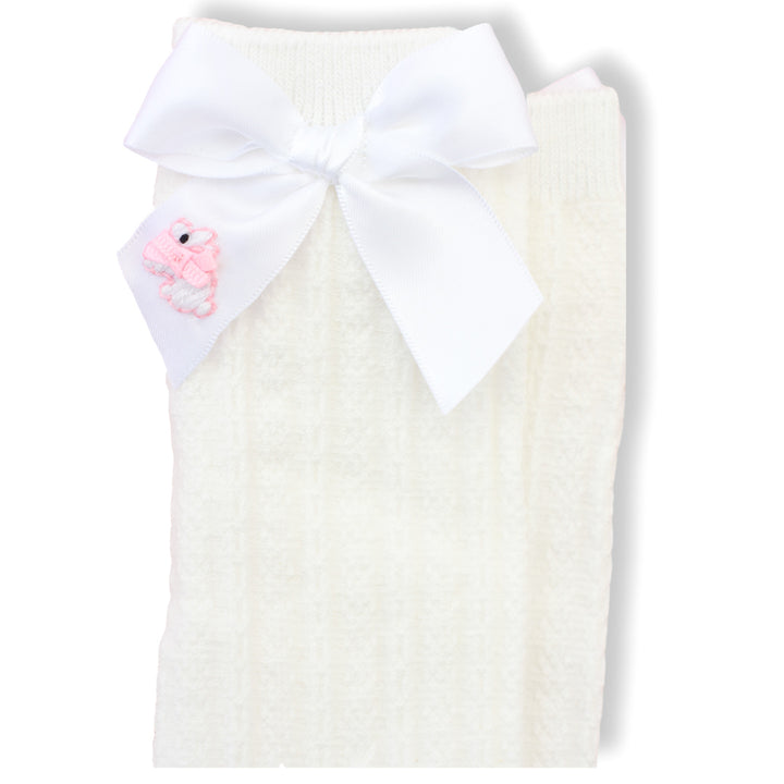 White Easter Bunny Socks