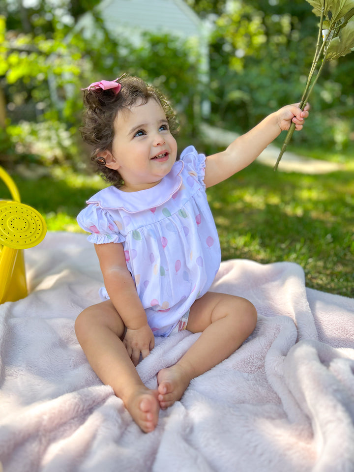 Birthday Balloon Smocked Bubble