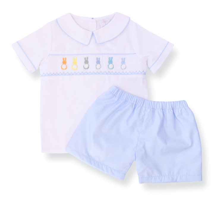 Caleb Colorful Boy Bunny Short Set