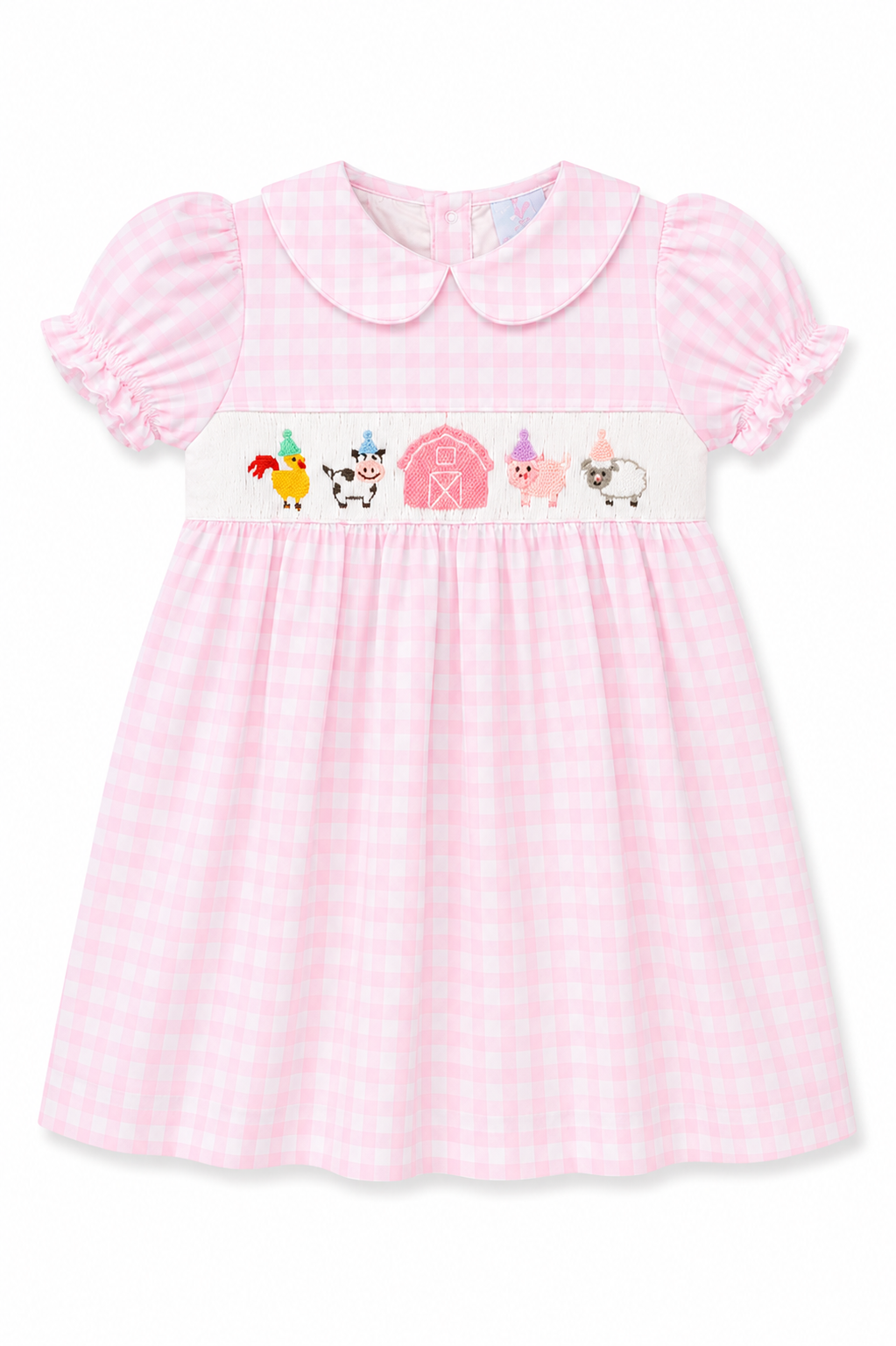 pink and white birthday dress White Puffy Girls Dress, Baby Birthday Party Dress, Flower Girl Dress, White Baby Dress With Long Sleeve, 1st Birthday Dress, Princess Dress