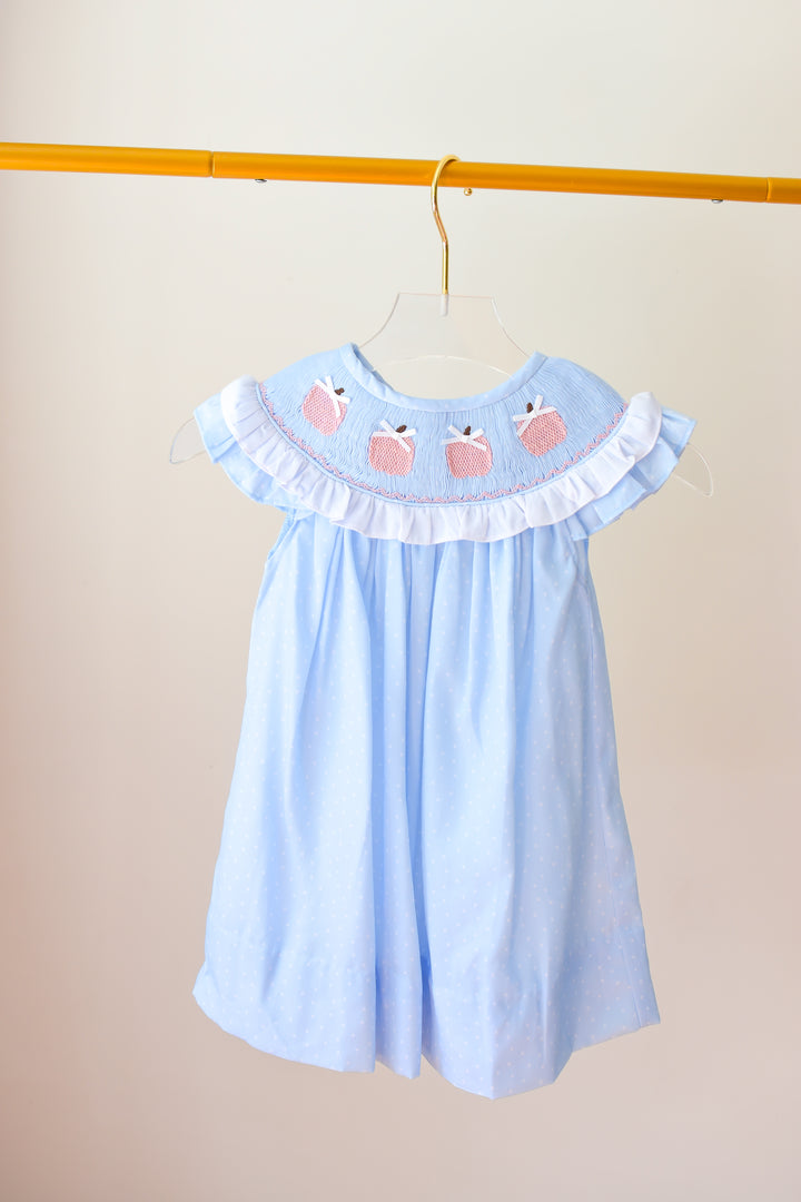 Penelope Pink Pumpkin Smocked Dress