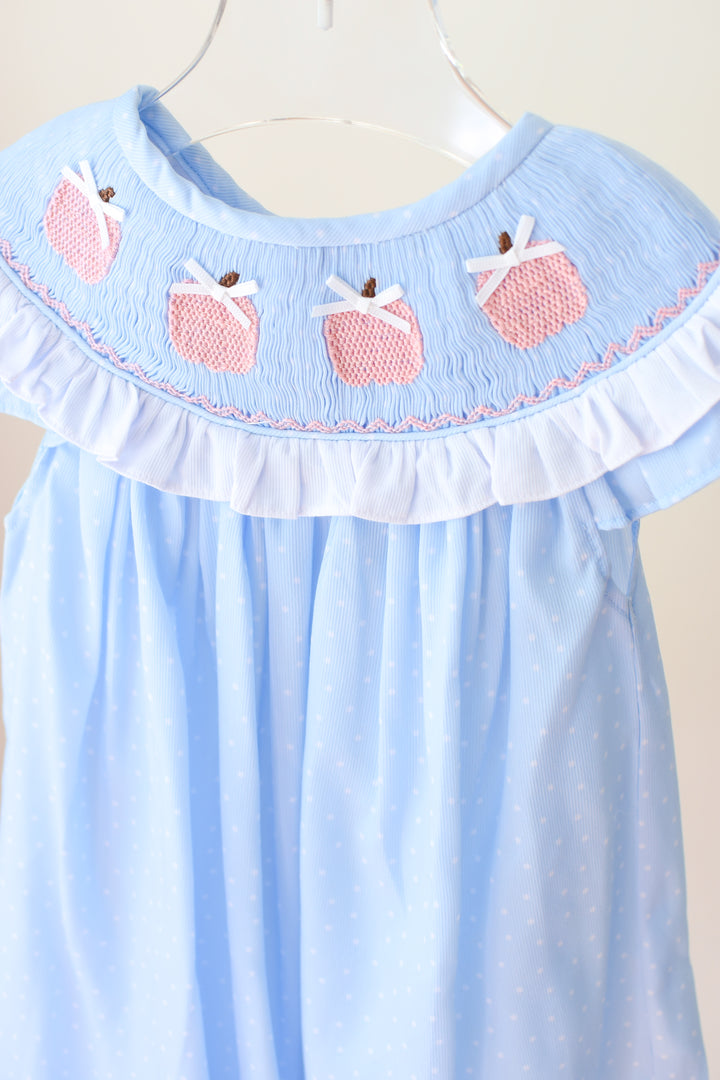 Penelope Pink Pumpkin Smocked Dress