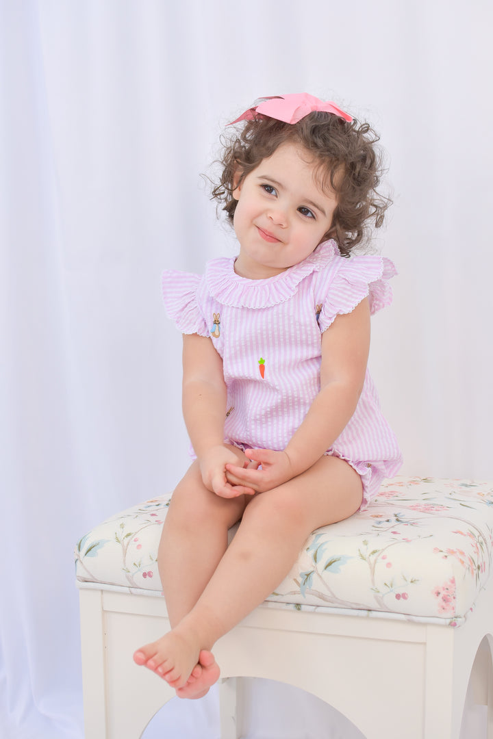 Peter Rabbit Smocked Bubble