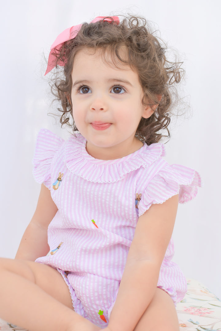 Peter Rabbit Smocked Bubble