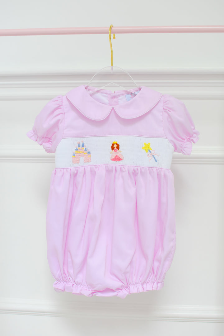 Girls Princess Smocked Bubble