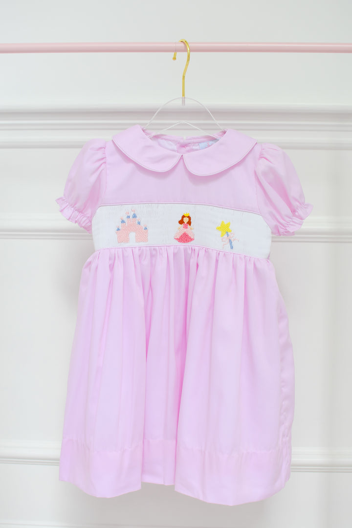 Girls Princess Smocked Dress