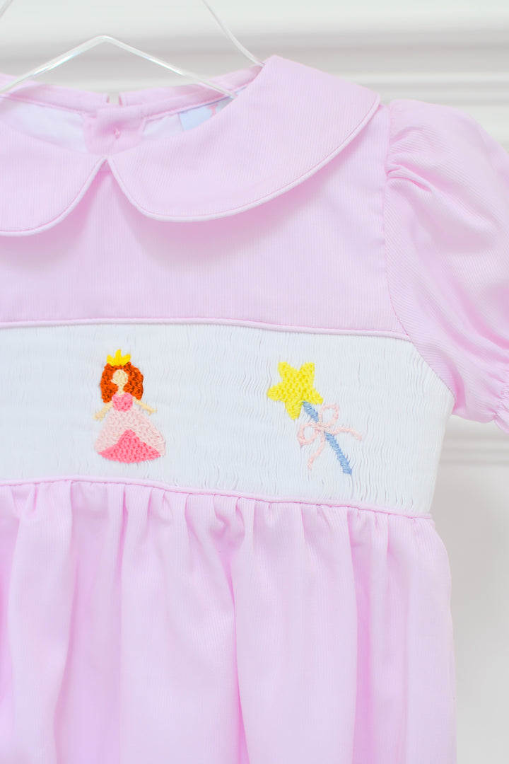 Girls Princess Smocked Bubble