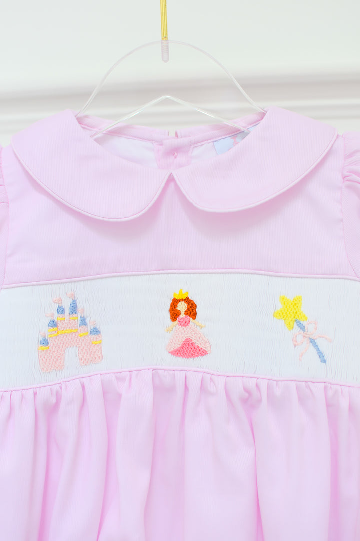Girls Princess Smocked Dress