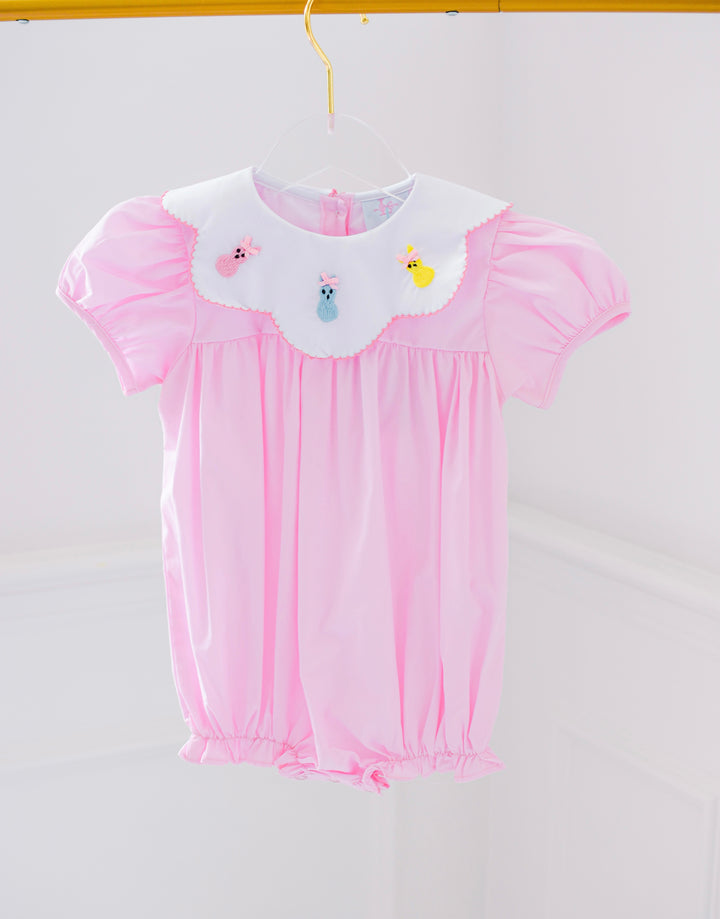 Harper Bunny Smocked Bubble