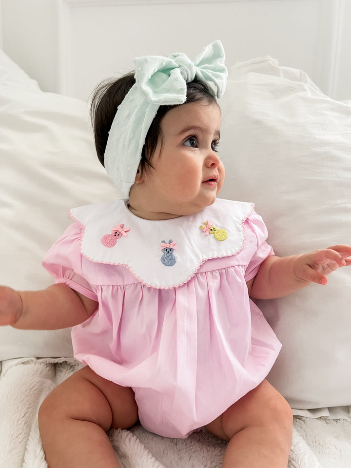 Harper Bunny Smocked Bubble