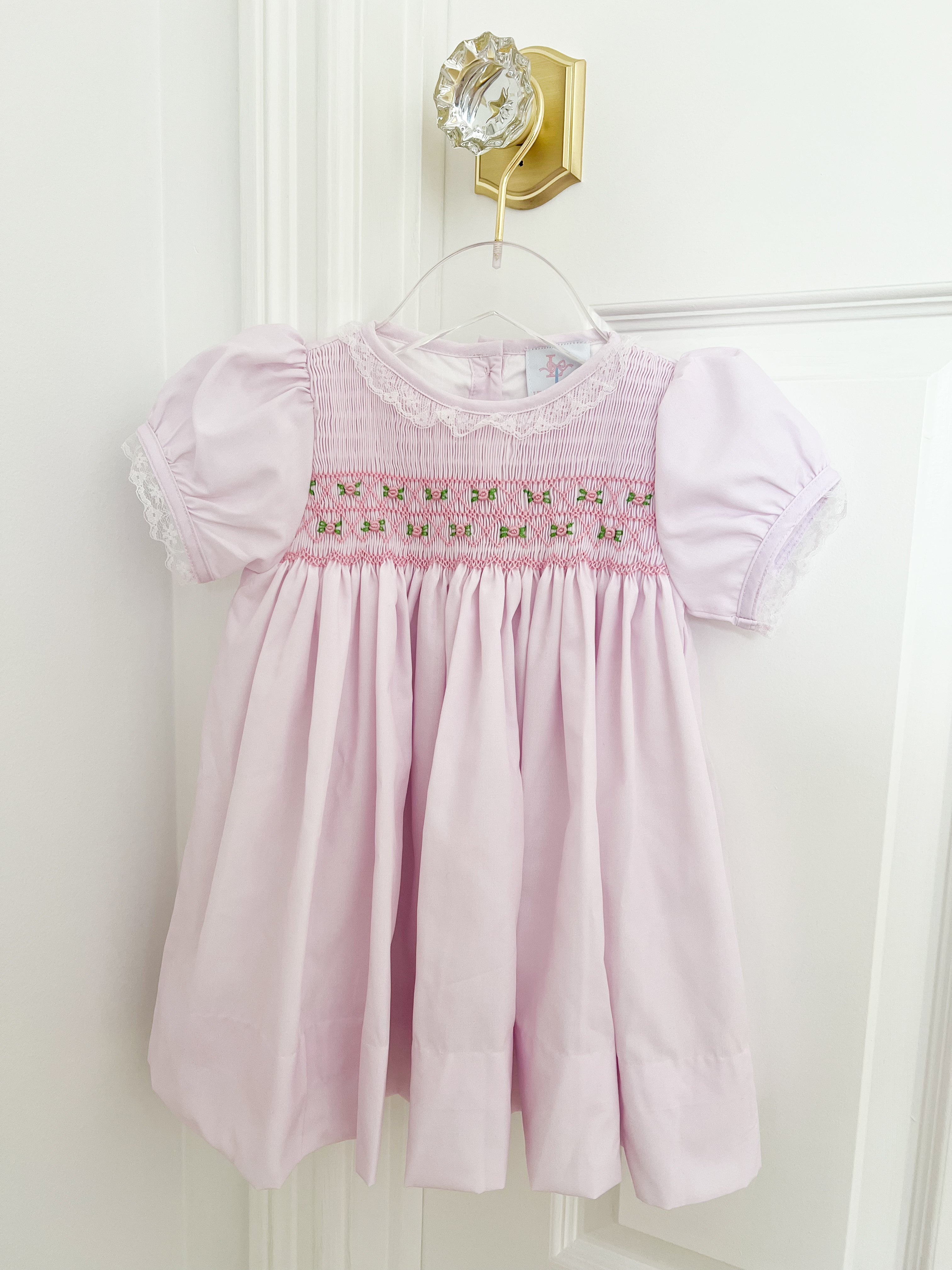 Emilia Heirloom Dress and Bonnet in Pink Emilia Heirloom Dress and Bonnet in Pink