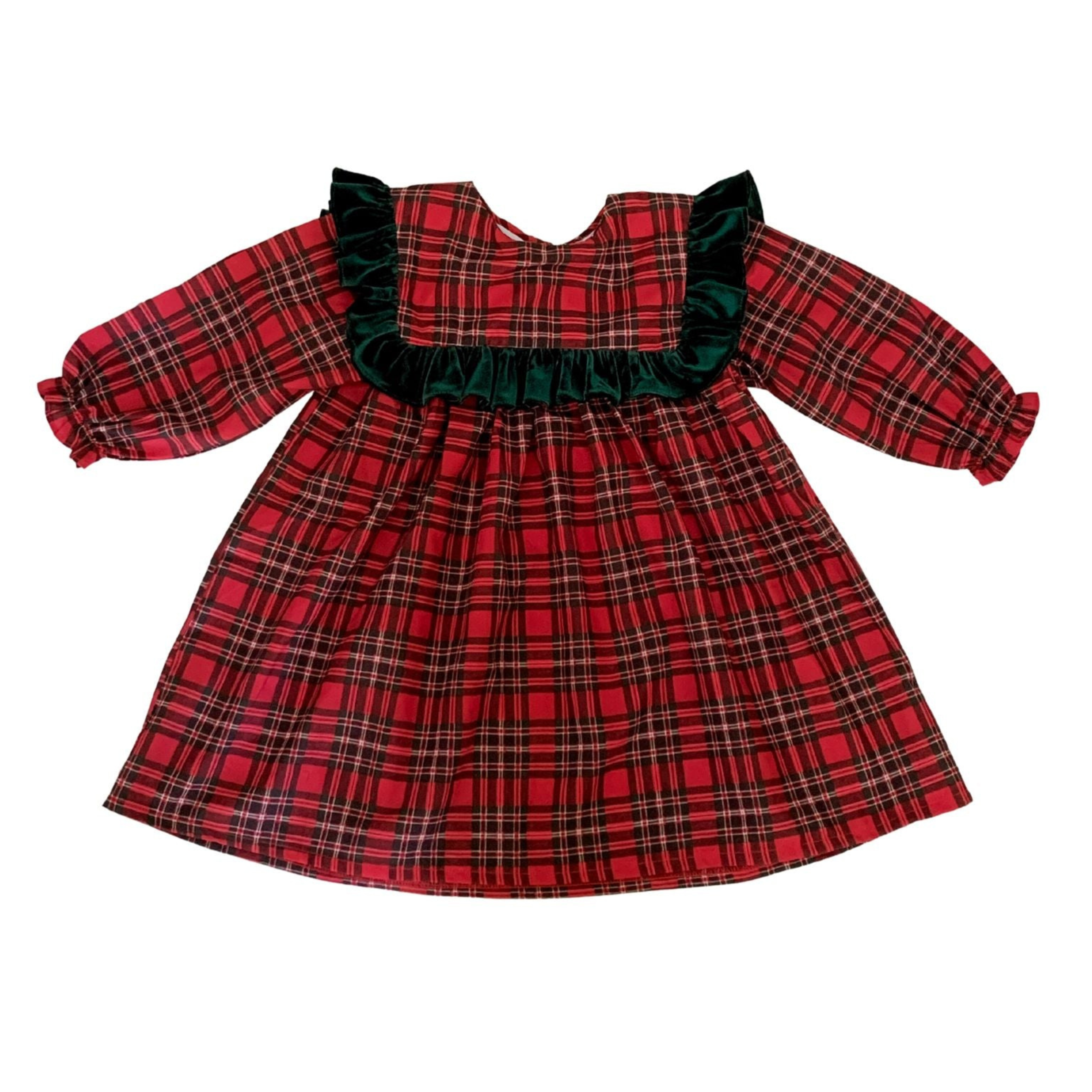Francesca Red Holiday Plaid Smocked Dress – Lillie & Lilah