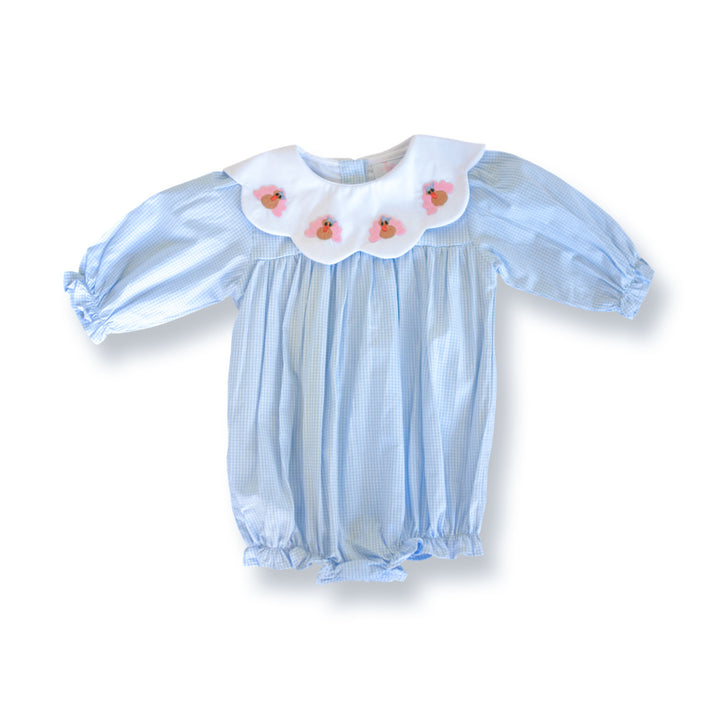 Blue Gingham Turkey Bubble