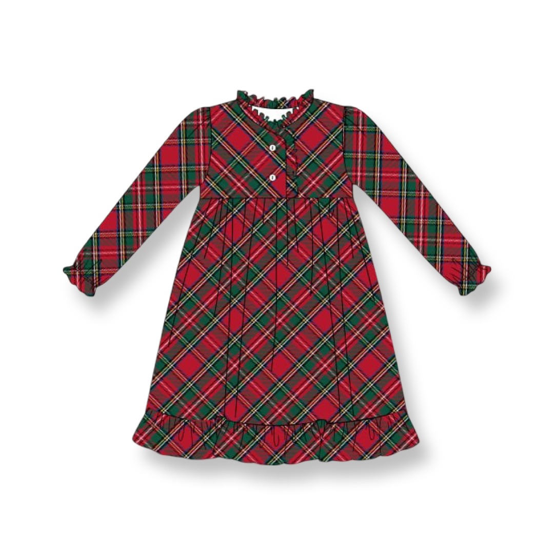 ladies tartan christmas dress Christmas Dress Women, Holiday Dress, Red Tartan Dress, Plaid Dress, Christmas Photography Dress, Shirt Wool Dress, Peter Pan Collar Dress