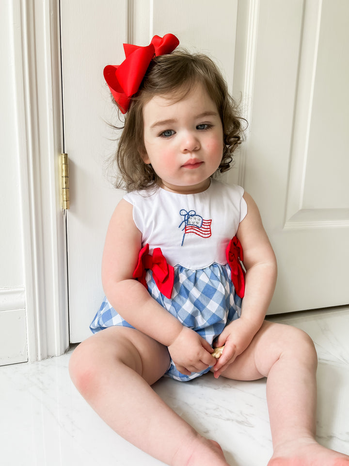 American Flag Bow Bubble
