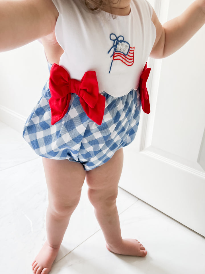 American Flag Bow Bubble