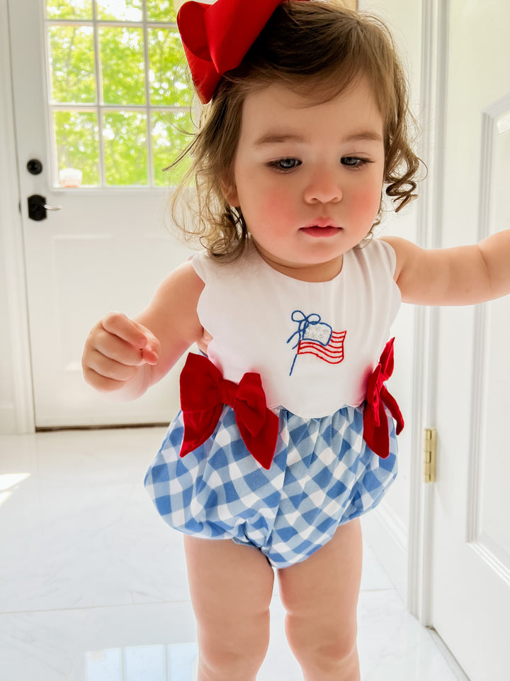 American Flag Bow Bubble