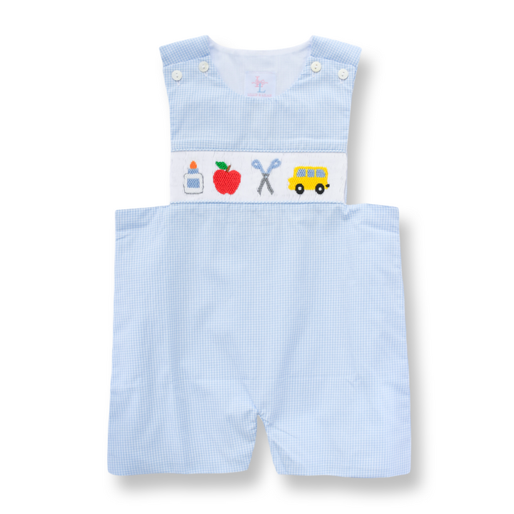 Back to School Gingham Shortall