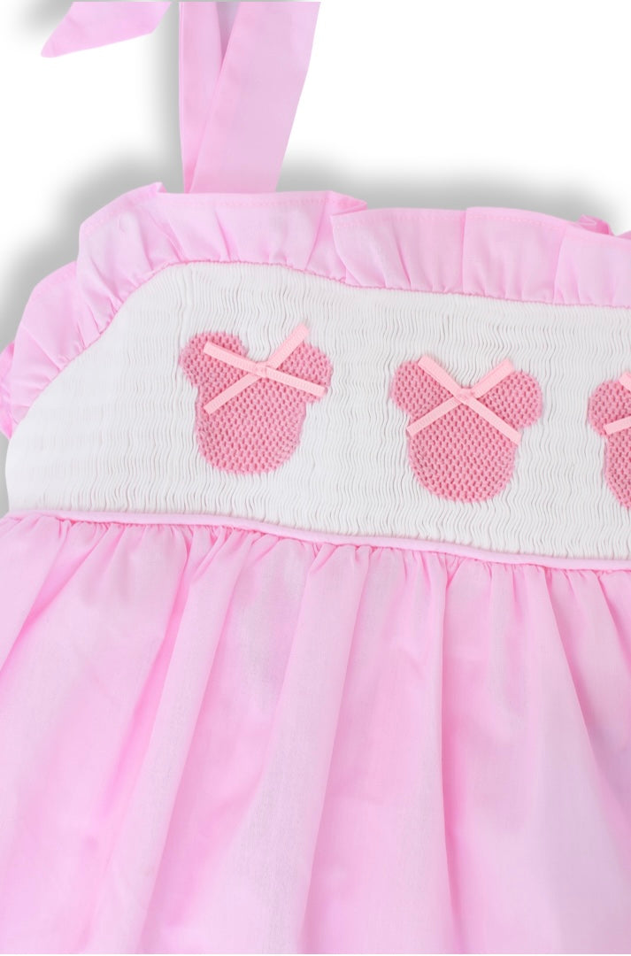 Magical Mouse Bow Knot Sleeve Dress