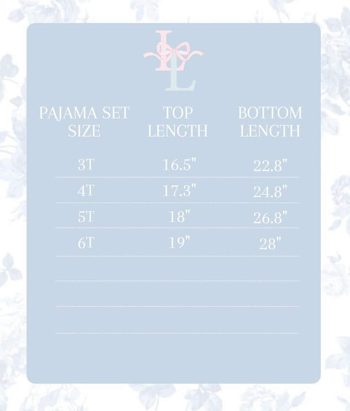 Blue Santa Christmas Two Piece Set