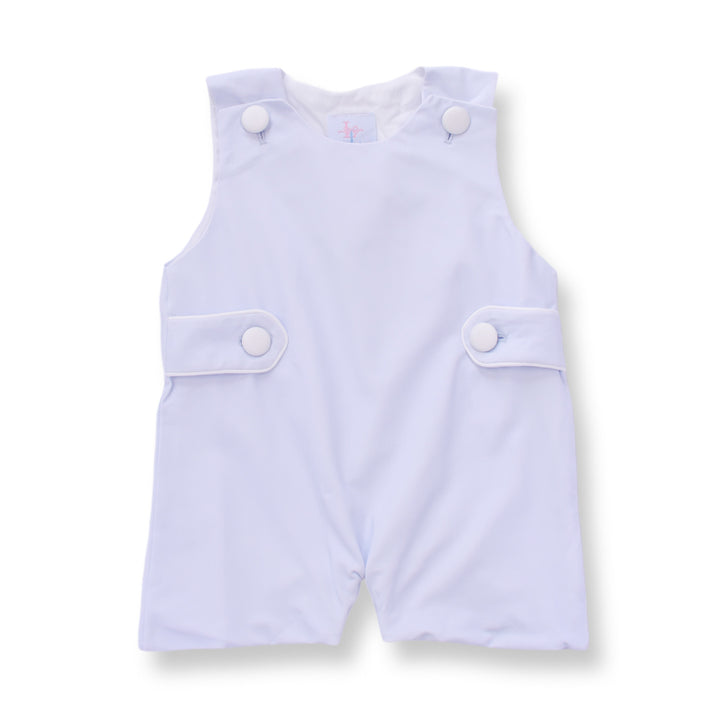 Light Blue Boy Button Shortall