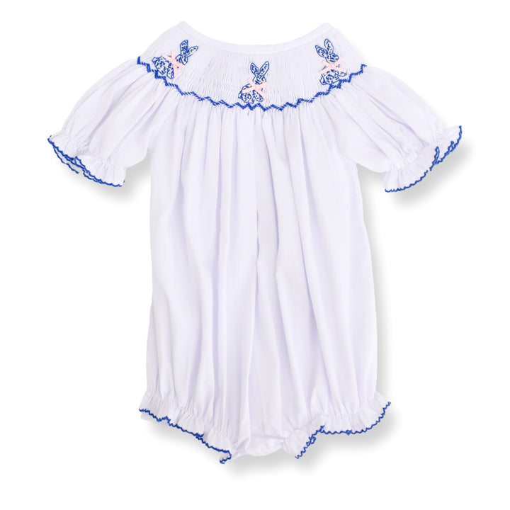 Molly Chinoiserie Bunny Smocked Bubble
