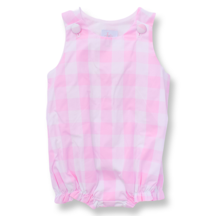 Pink Gingham Summer Bubble