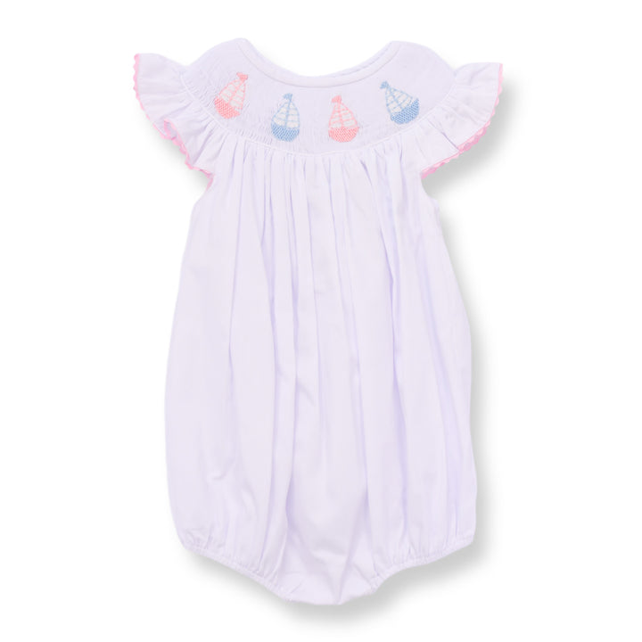 Girls Smocked Sailboat Bubble