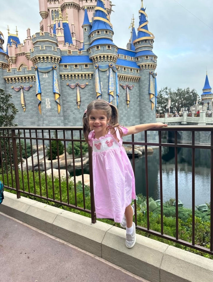 Magical Mouse Bow Knot Sleeve Dress