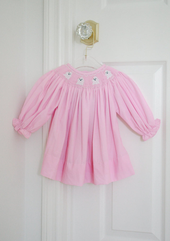 Pink Smocked Ghost Dress