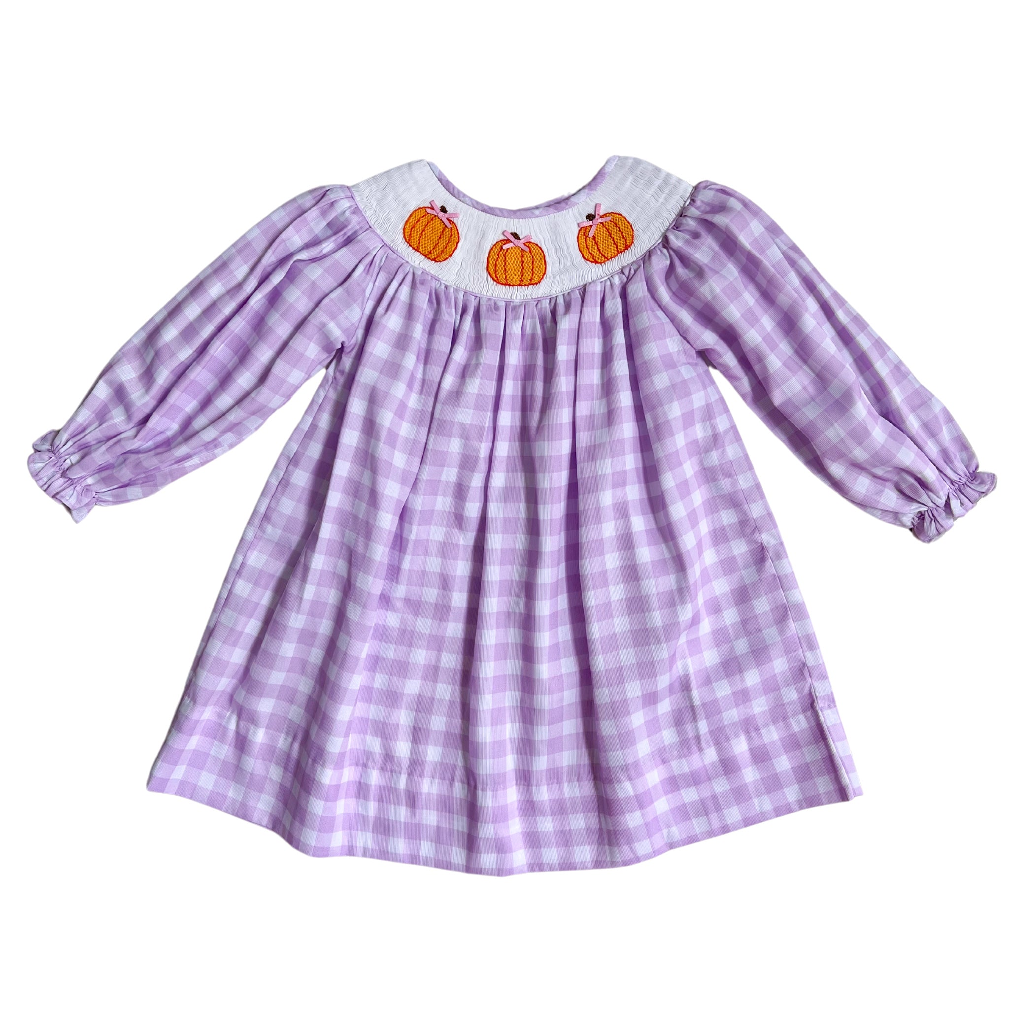 Purple shops smocked easter dress