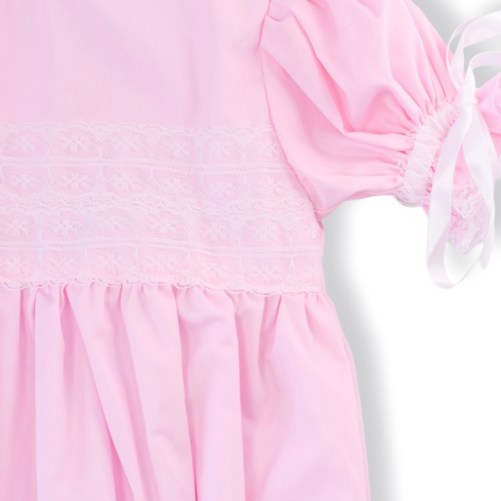 PRE-ORDER Gabrielle Pink Heirloom Smocked Bubble