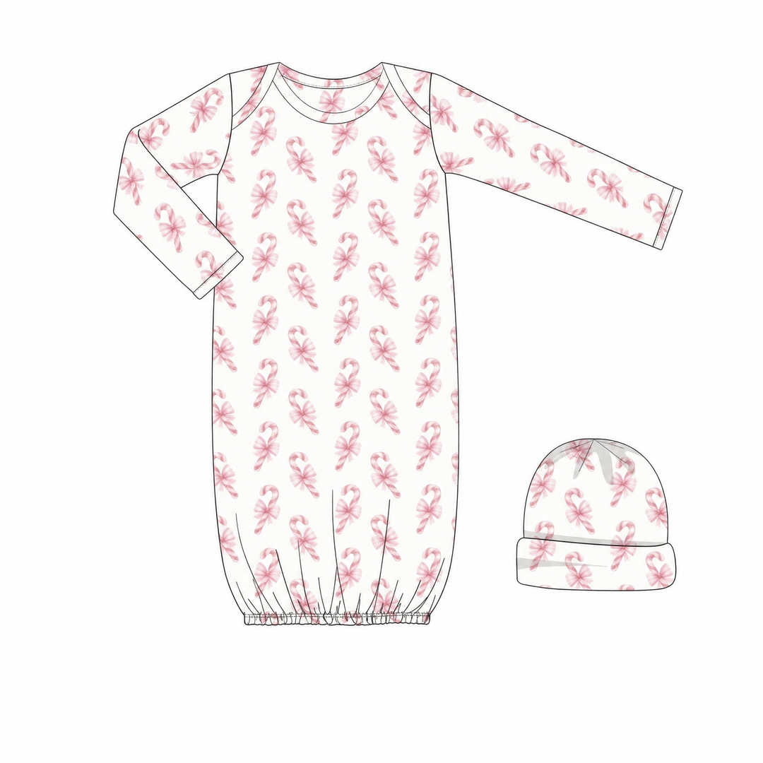 Peppermint Lane Baby Gown