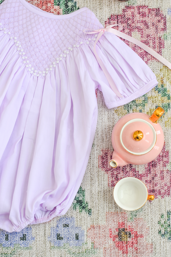 Delilah Heirloom Smocked Bubble