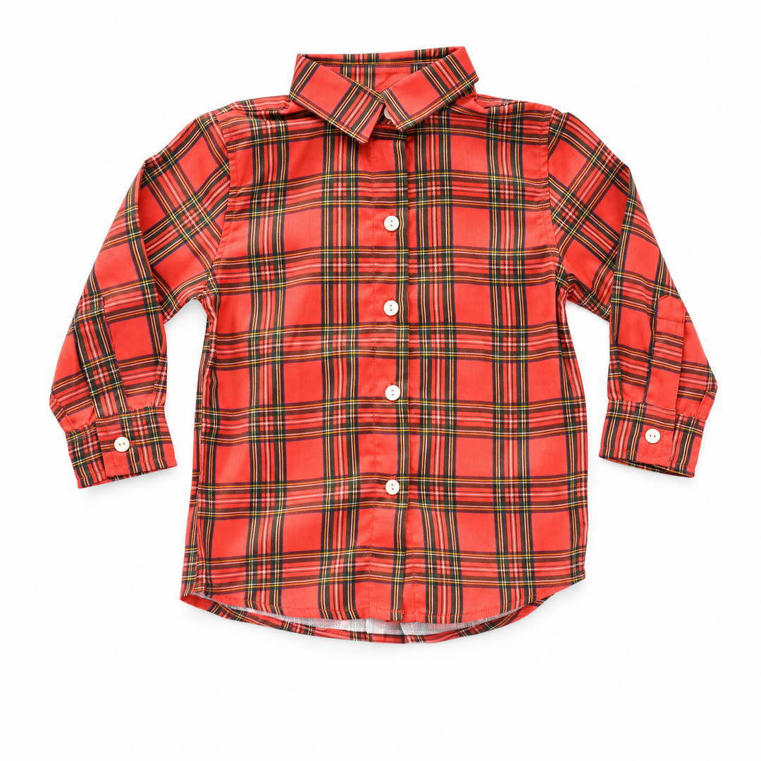 Windsor Tartan Button-Down Shirt