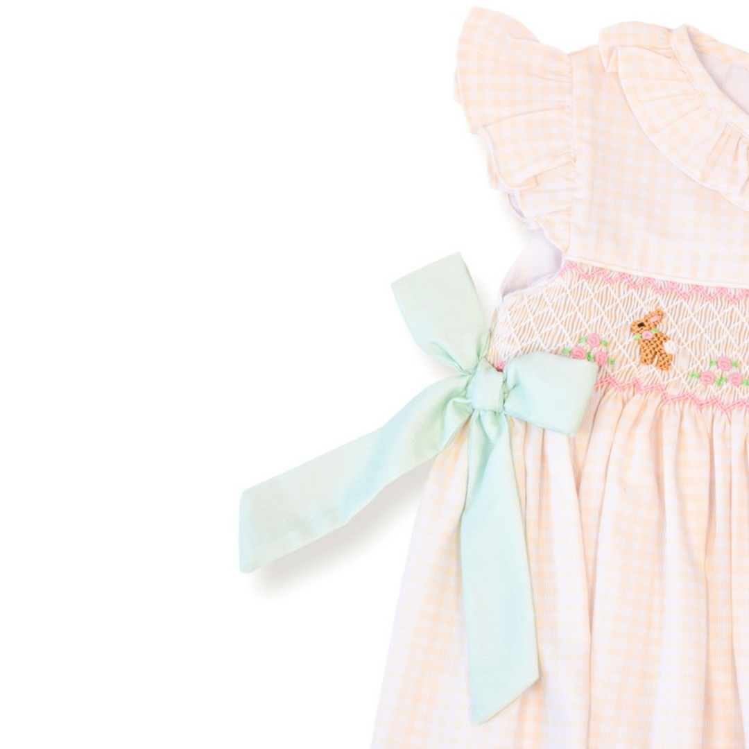 PRE-ORDER Michaela Bunny Smocked Dress