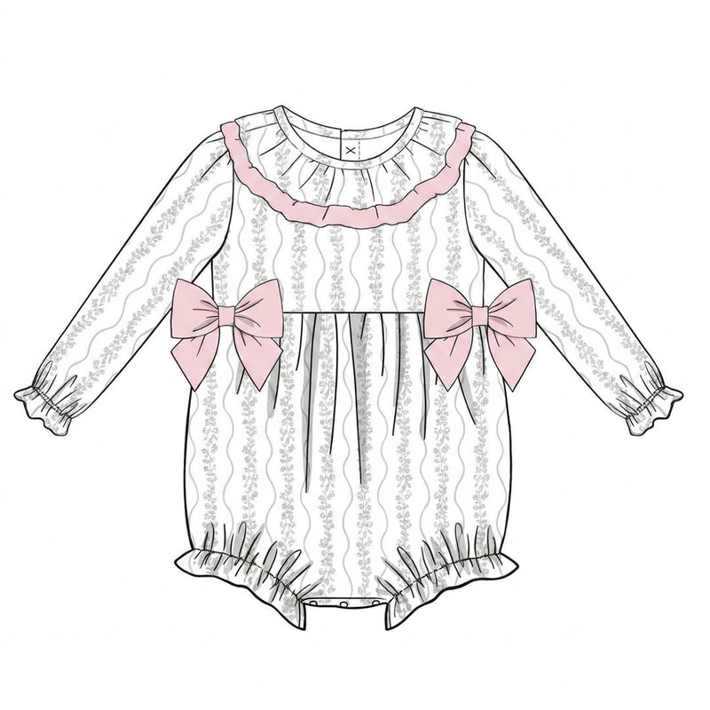 Bella Bow Heirloom Floral Bubble