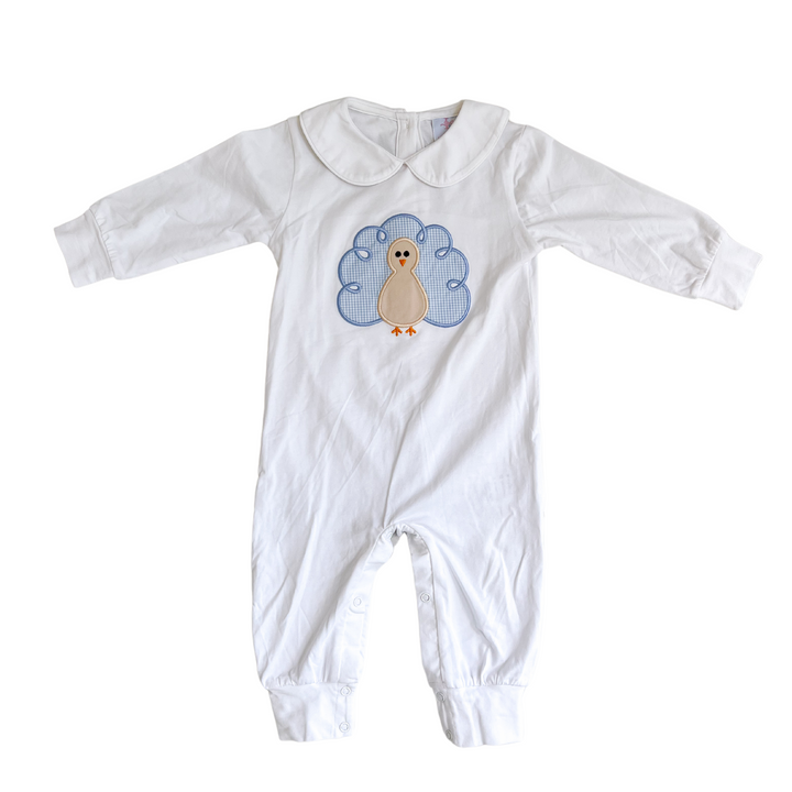 Tanner Turkey Applique Romper